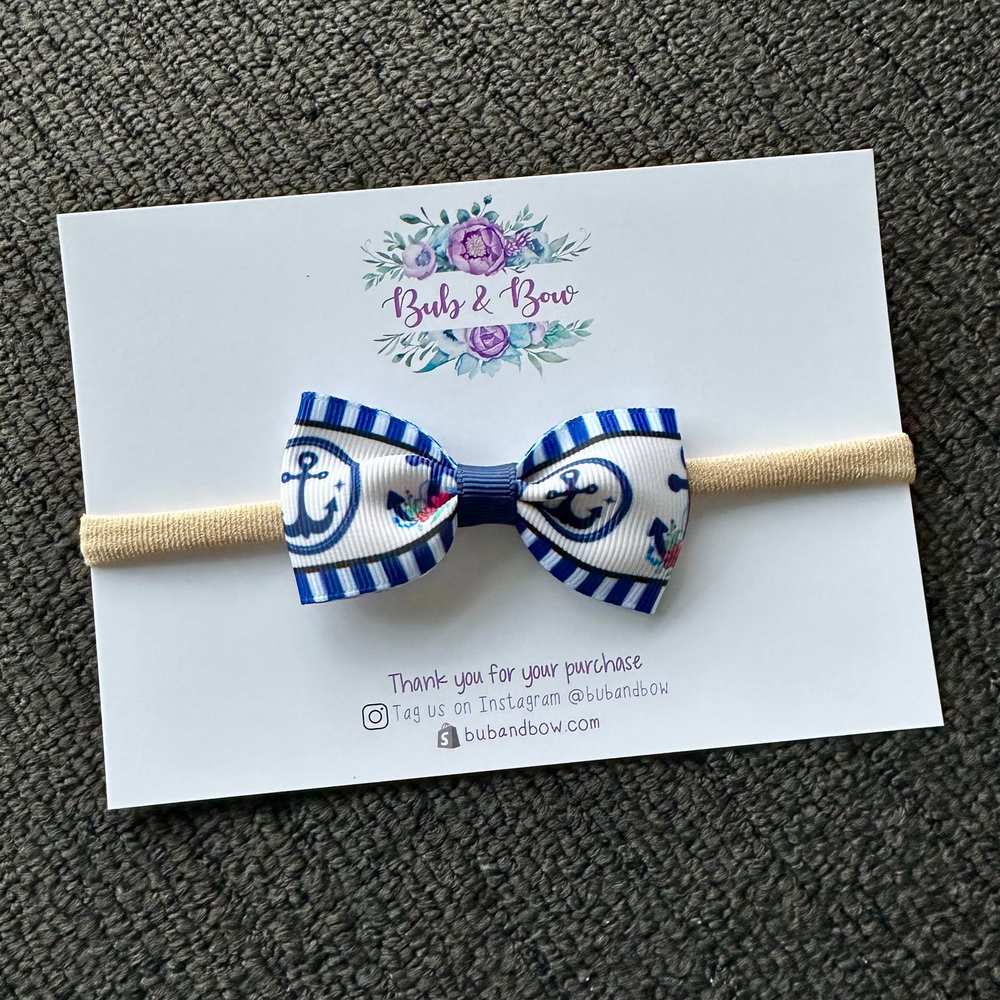 Ribbon Bow Nylon Headband