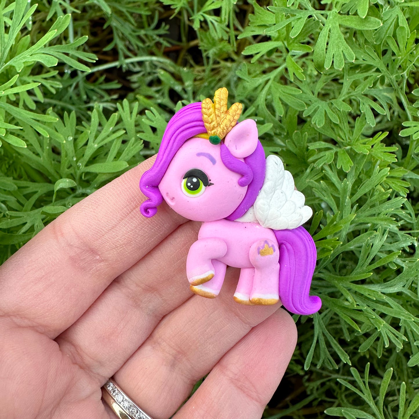 Custom Character Unicorn Clay Bow