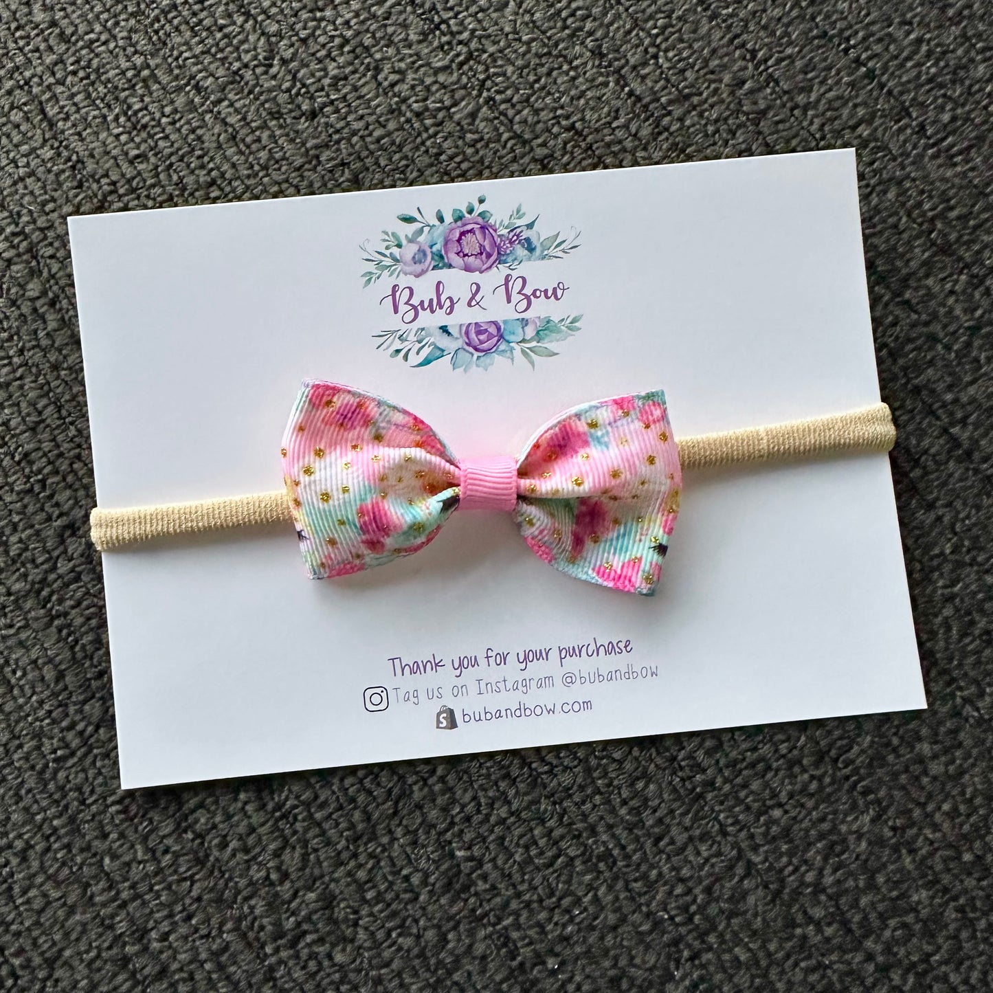 Ribbon Bow Nylon Headband