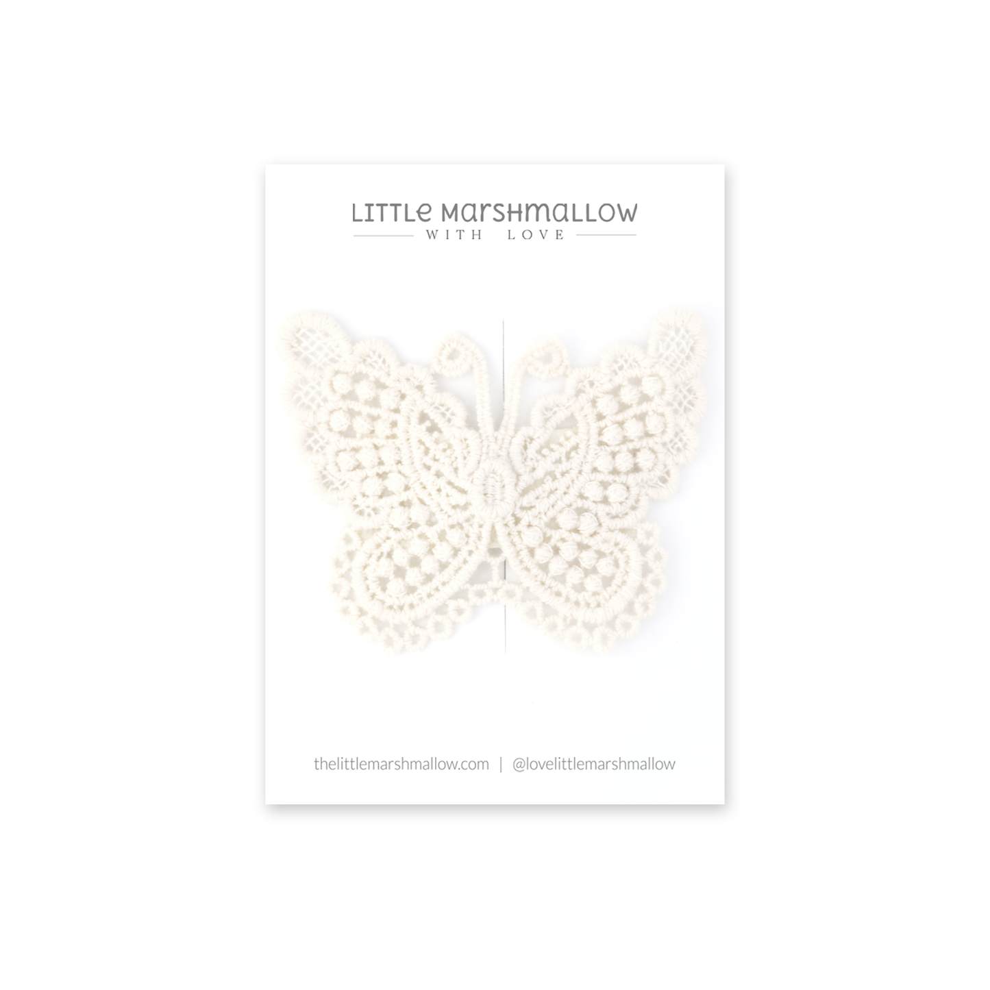 Butterfly Clip// Lace