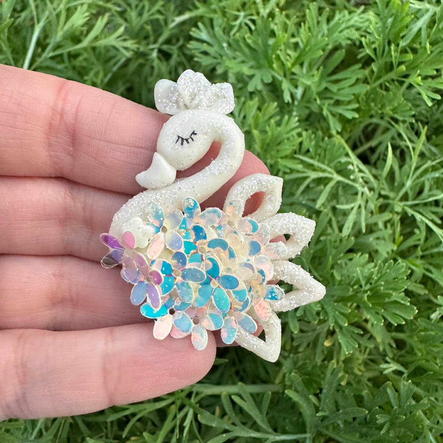 Custom Swan Clay Bow