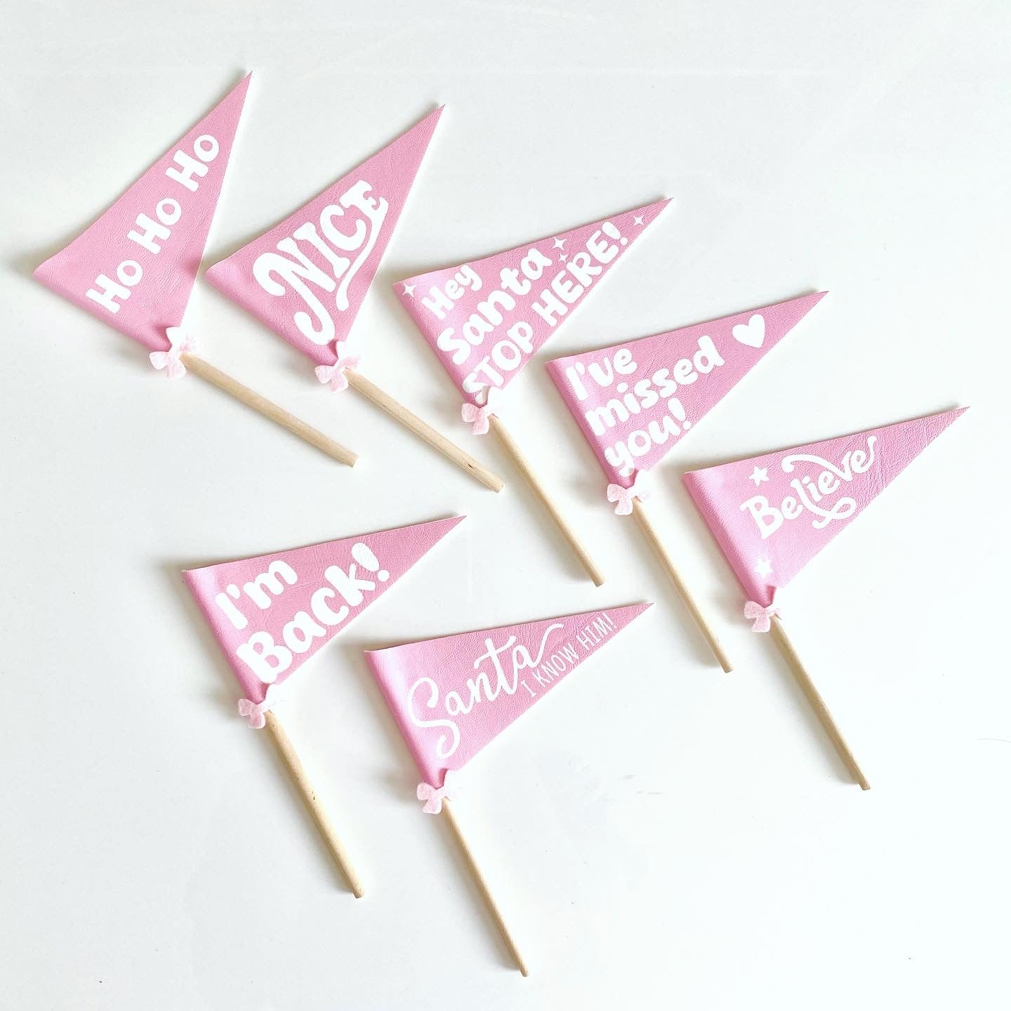 Naughty Elf Flags (Pink designs)