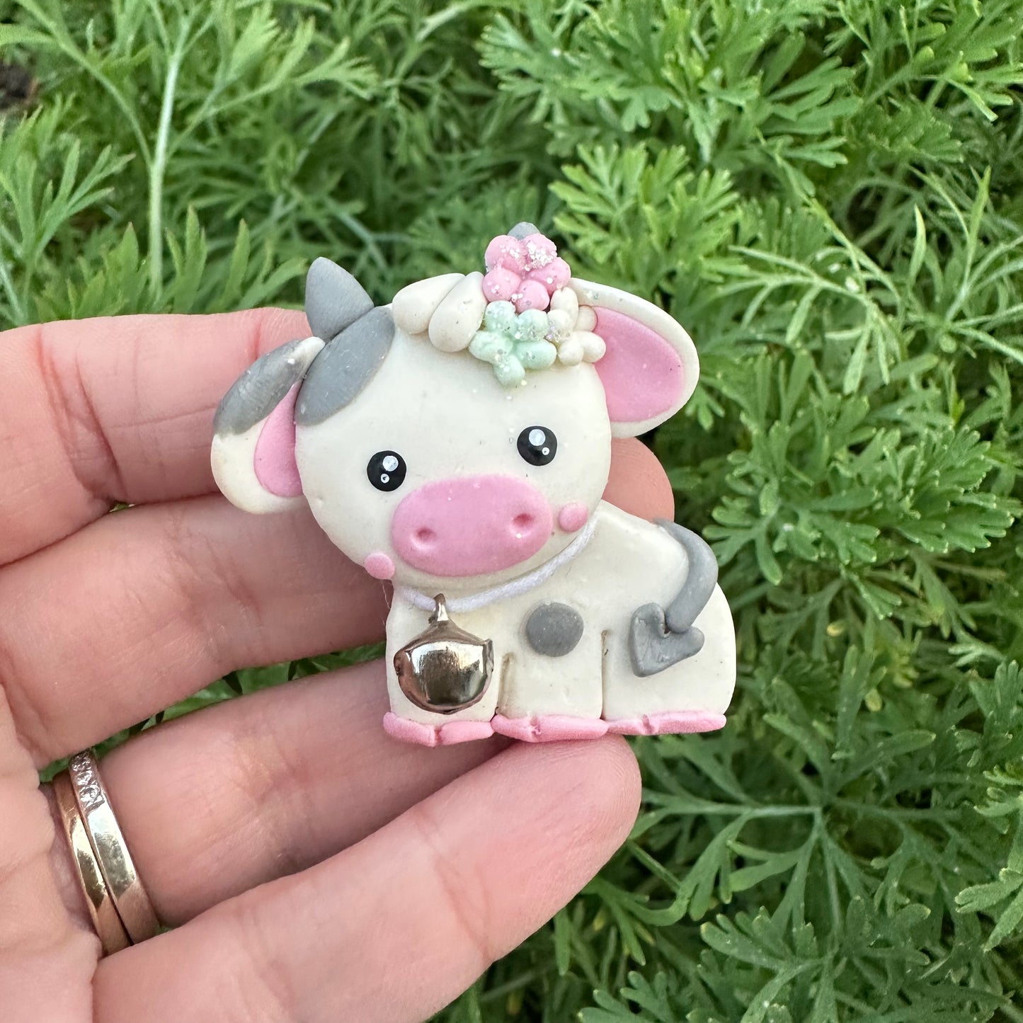 Custom Cow Clay Bow