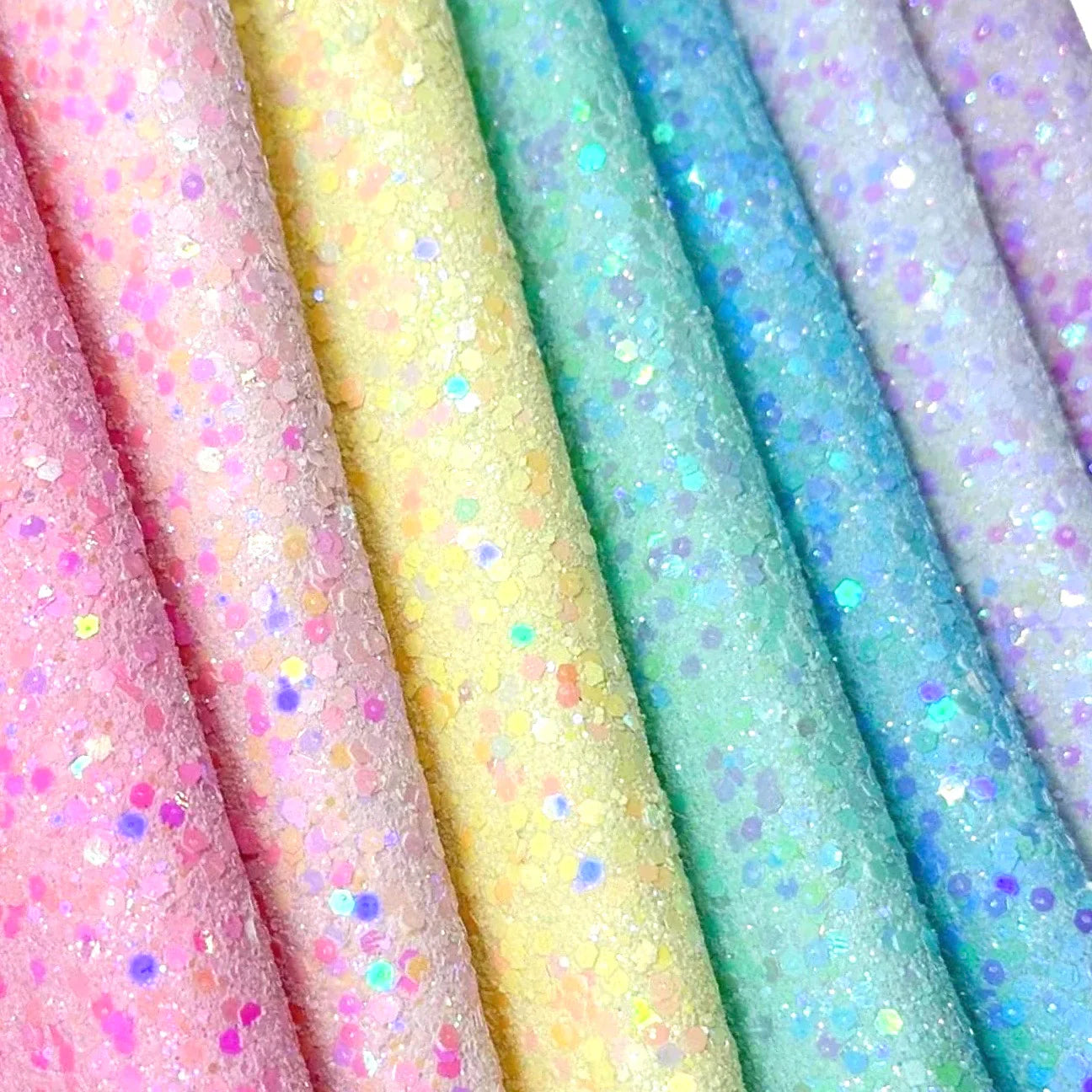 Rainbow Sprinkles Glitter Set (12 bows)