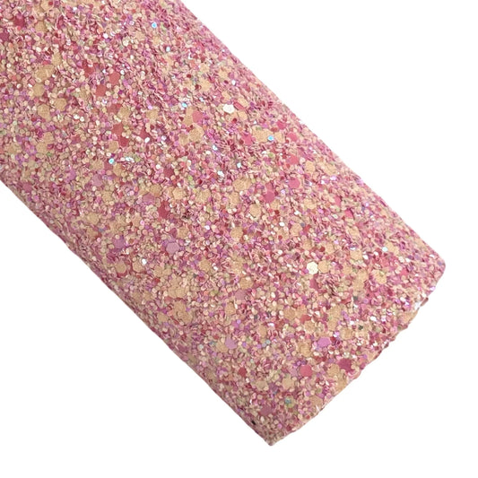 Peachy Pink Princess Chunky Glitter