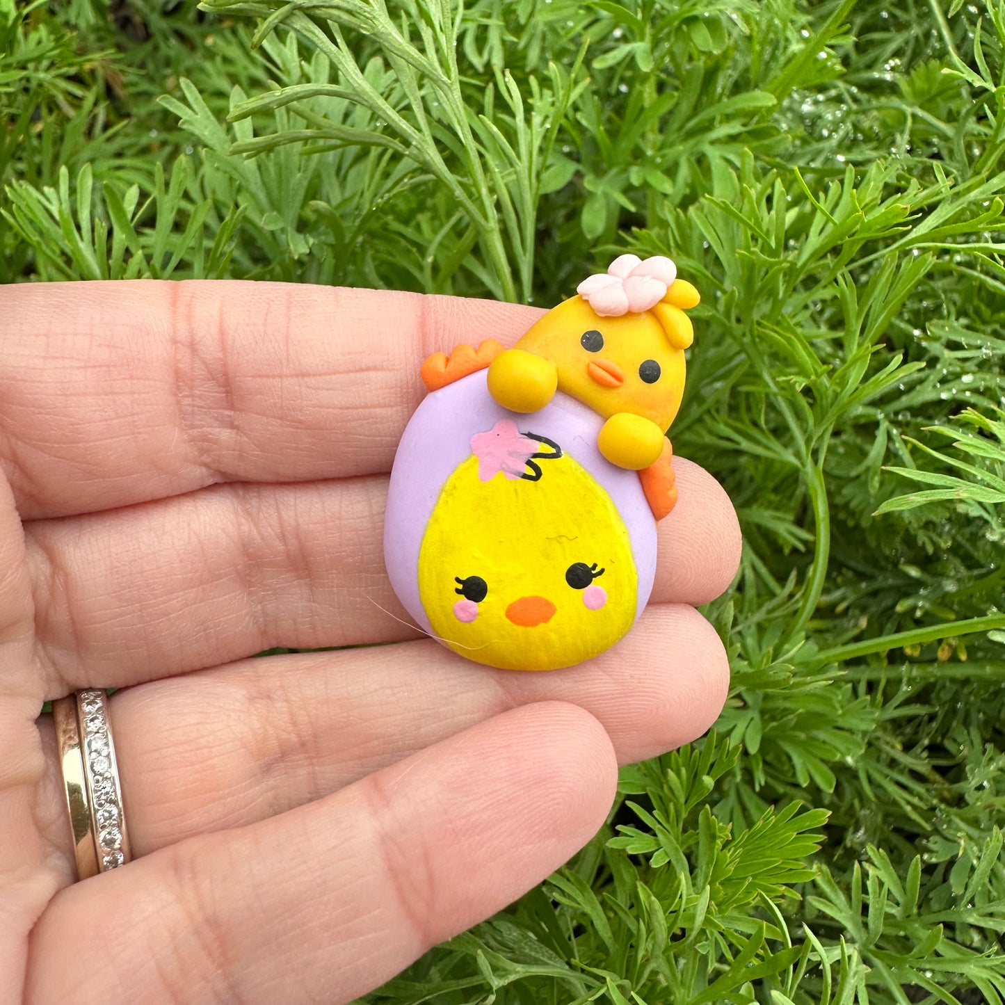Custom Easter Clay Bow