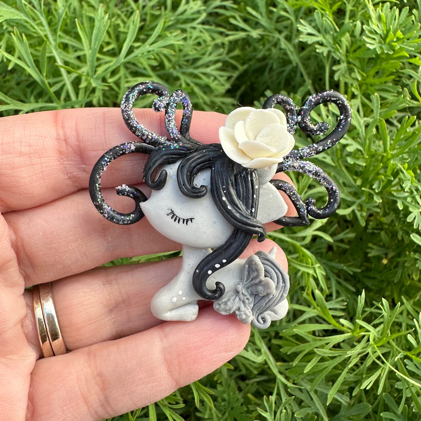 Custom Halloween Clay Bow