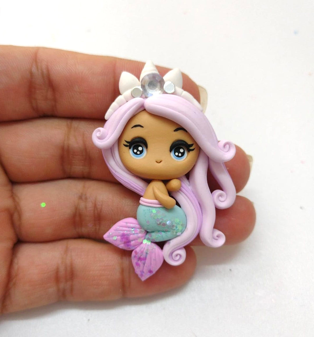 Custom Mermaid Clay Bow