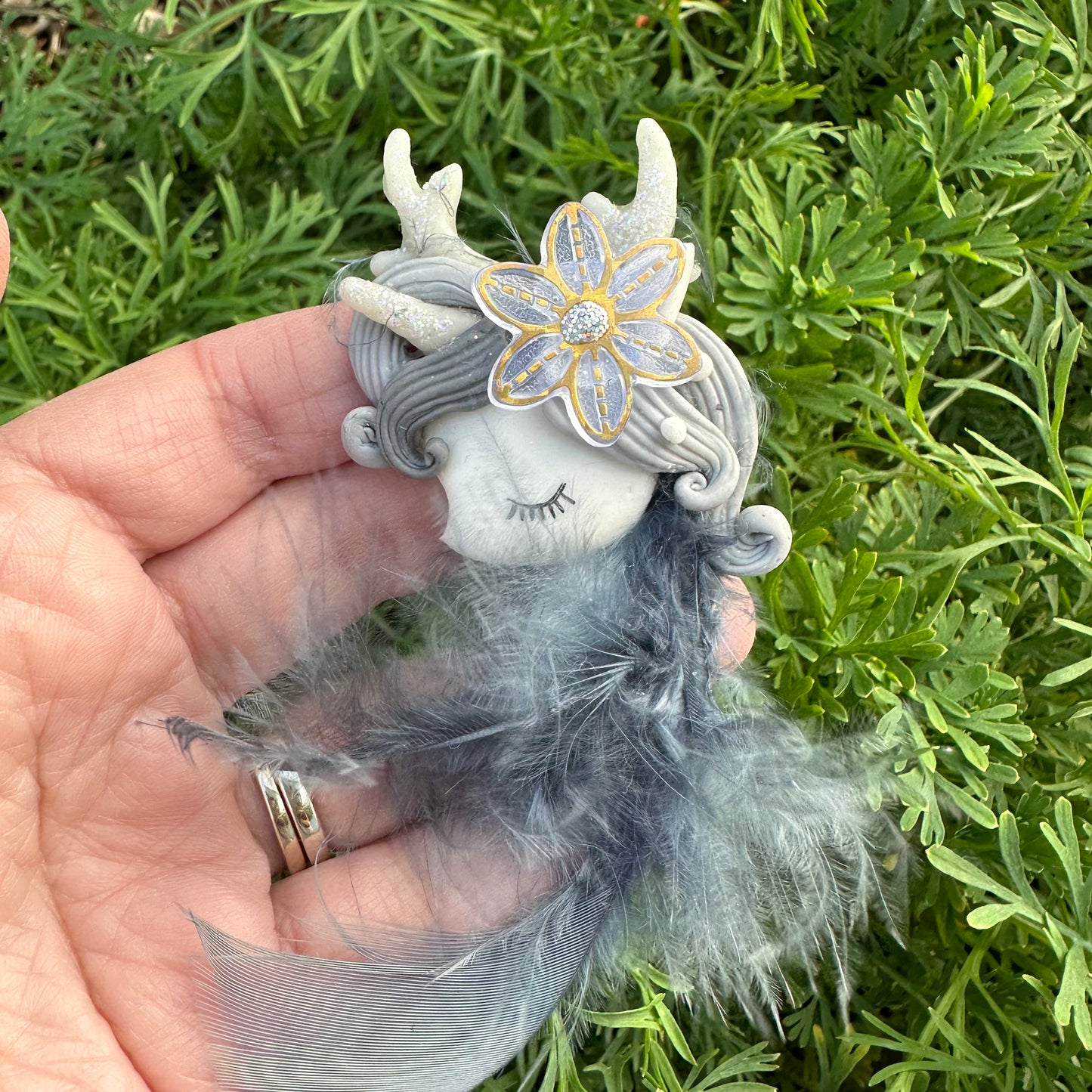 Custom Halloween Clay Bow