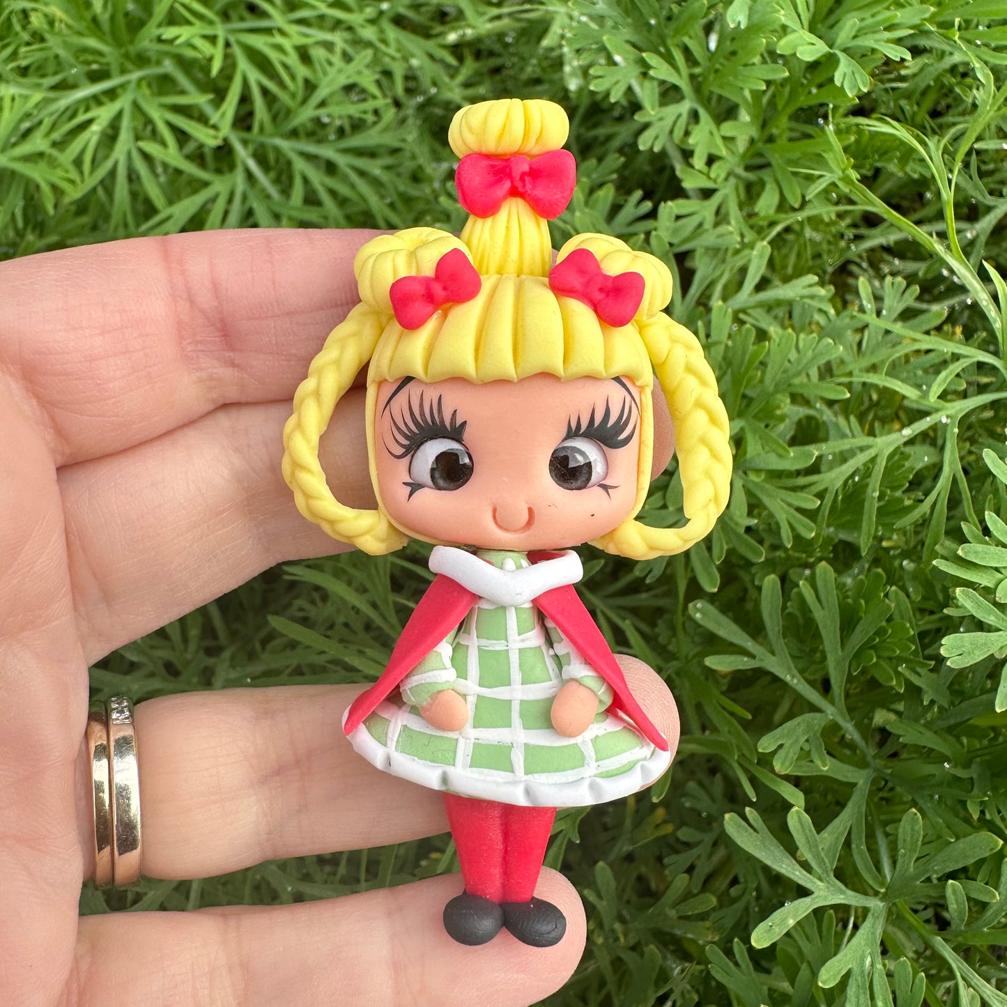 Custom Christmas Clay Bow