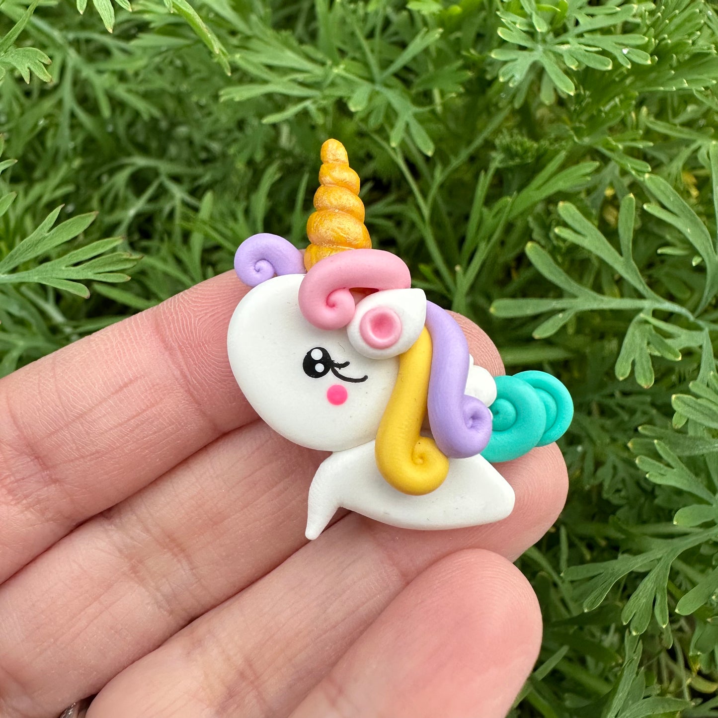 Custom Unicorn Clay Bow