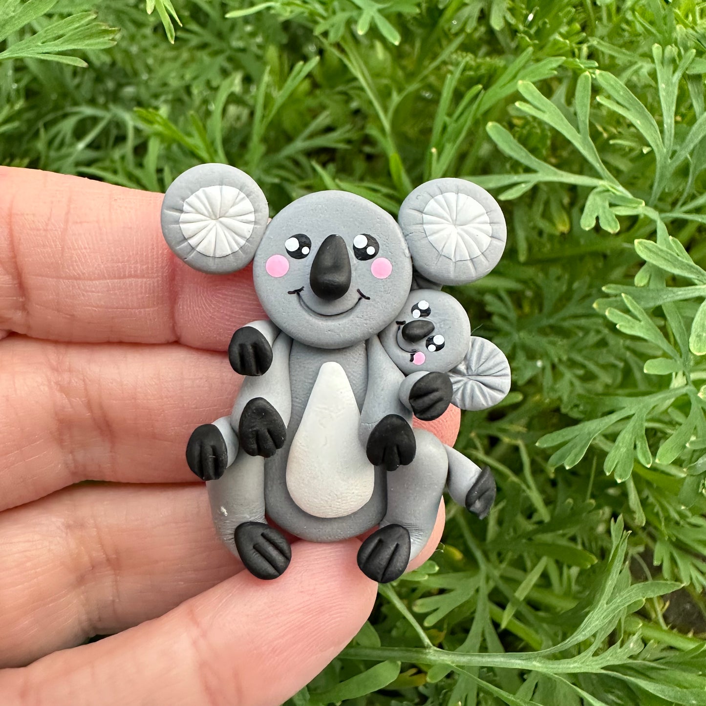 Custom Mumma Koala Clay Bow