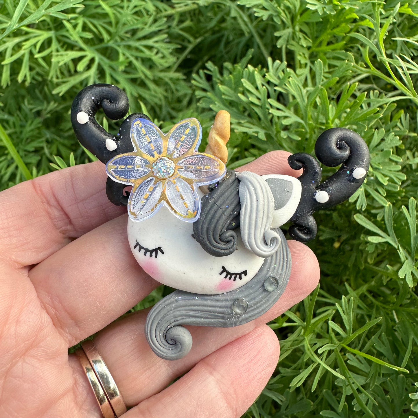 Custom Halloween Clay Bow