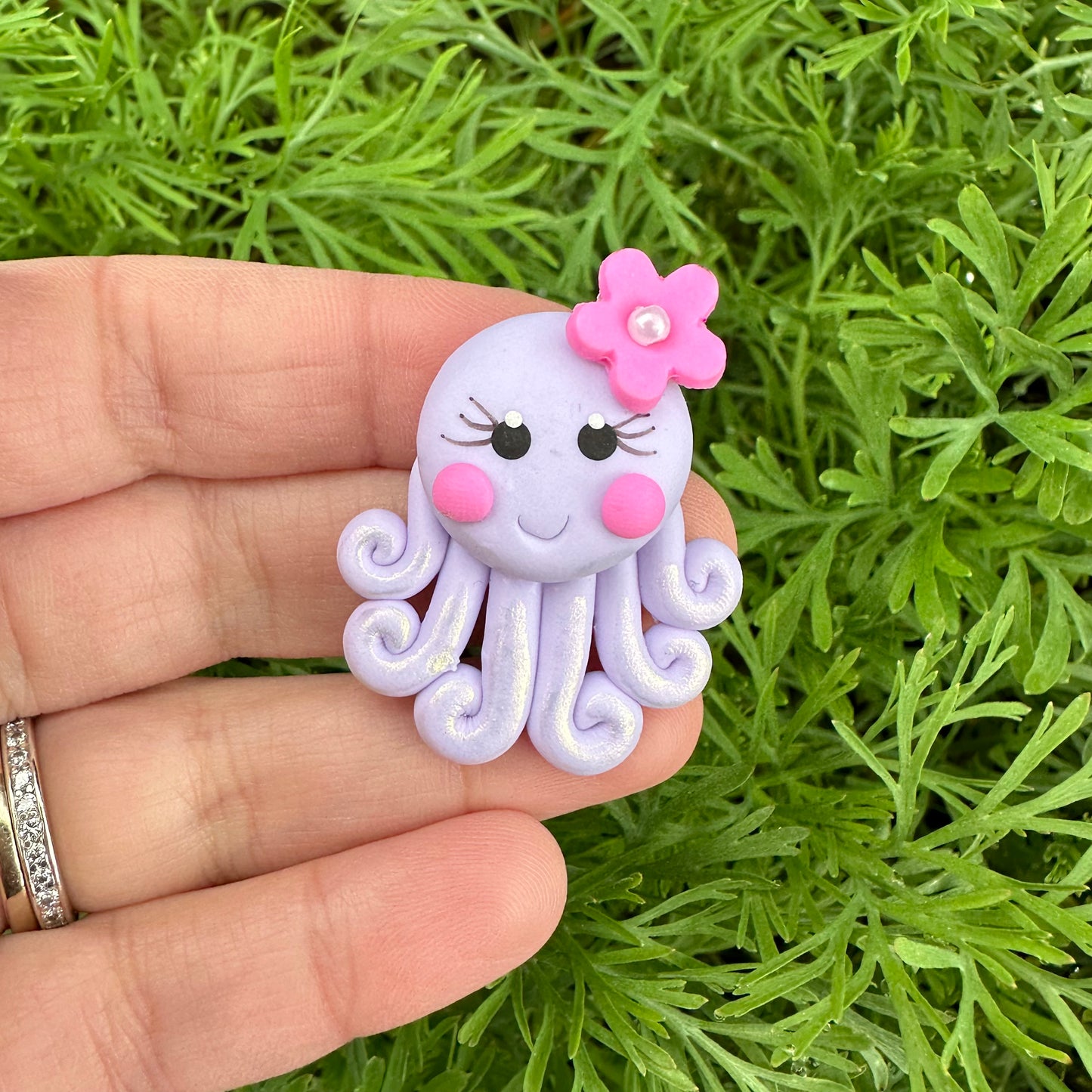 Custom Octopus Clay Bow