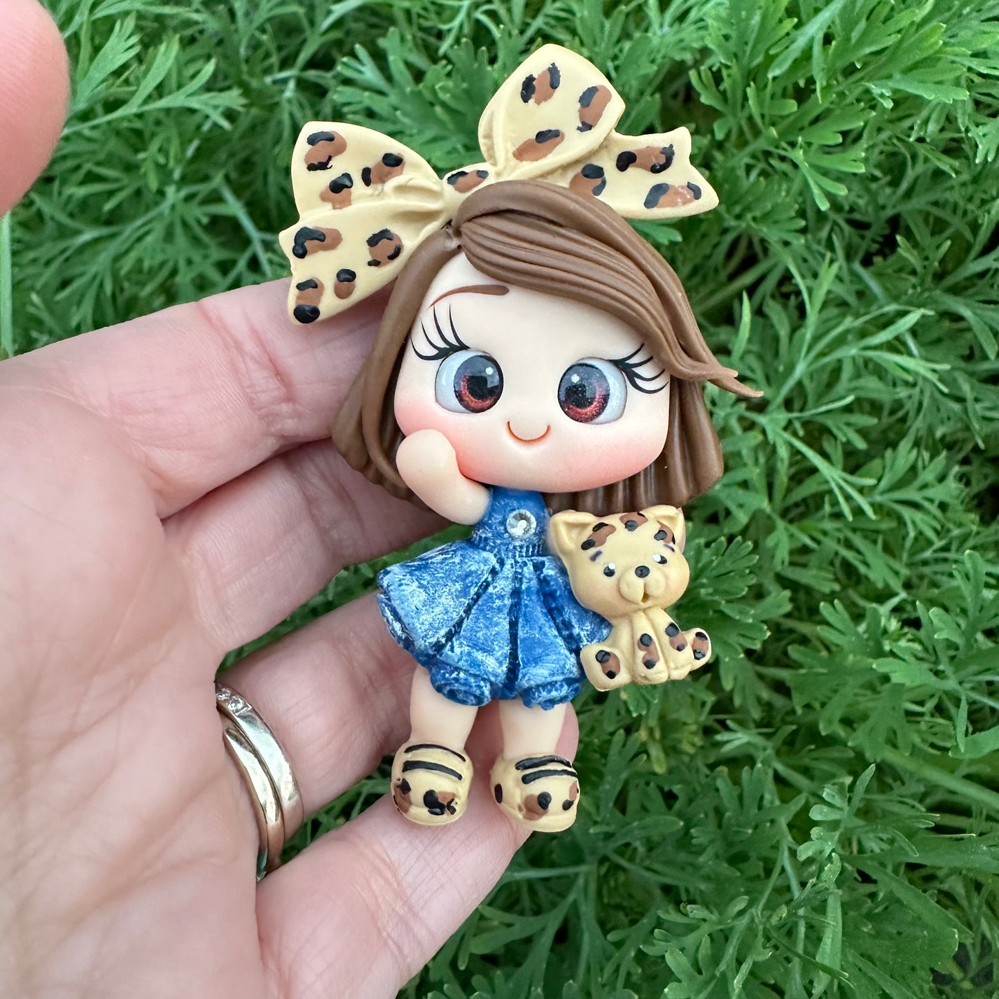 Custom Designer Girl Clay Bow