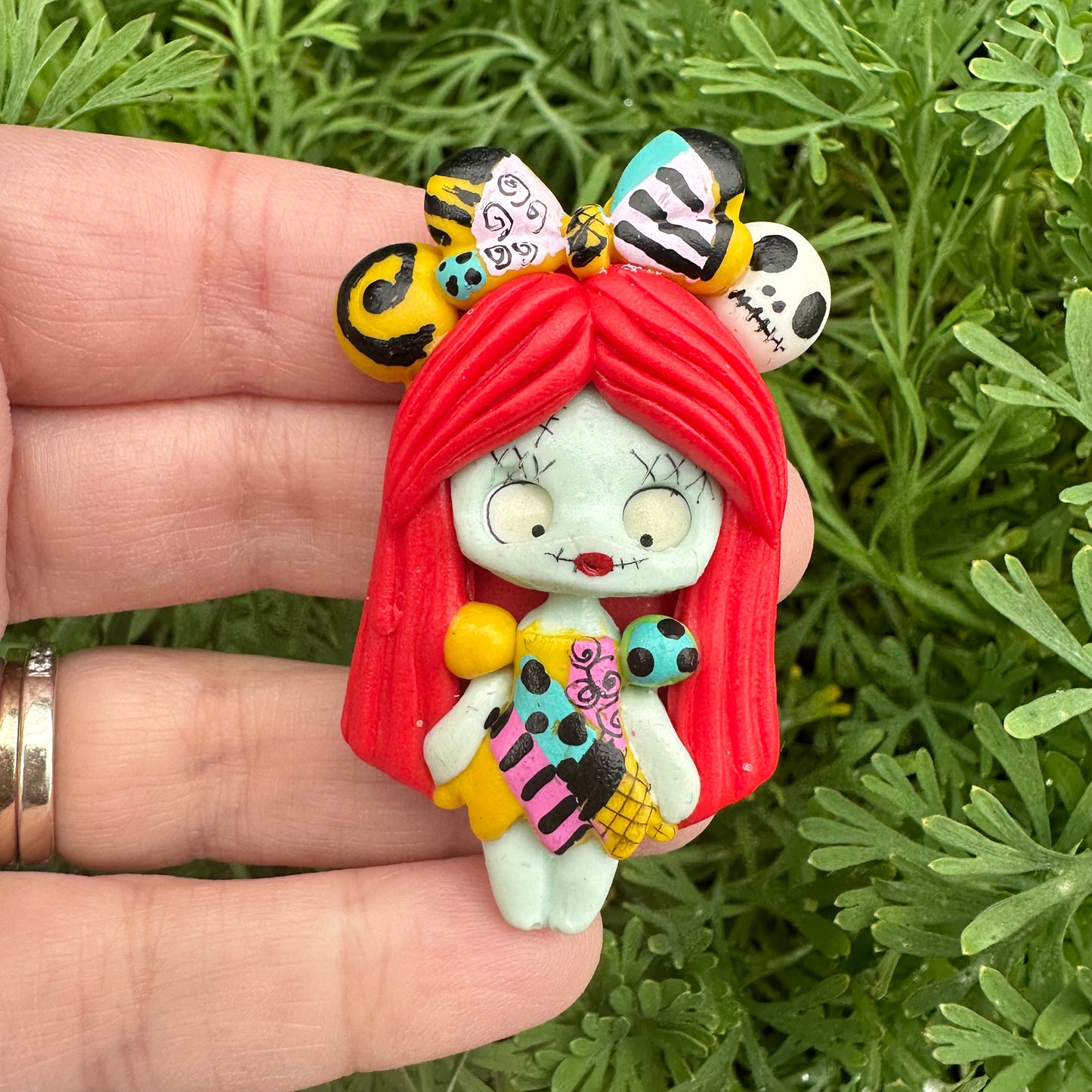 Custom Halloween Clay Bow