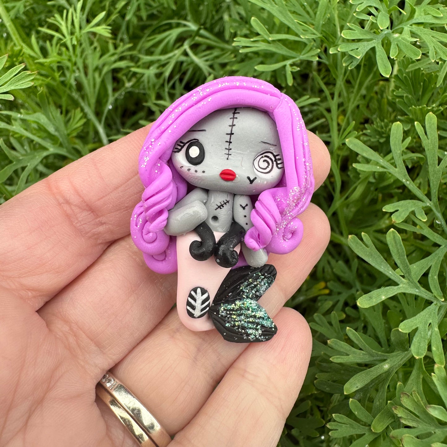 Custom Halloween Clay Bow