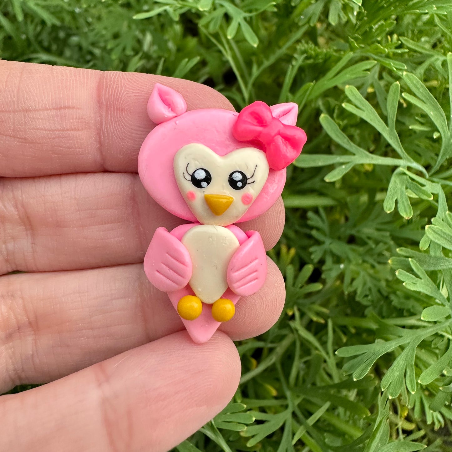 Custom Owl Clay Bow