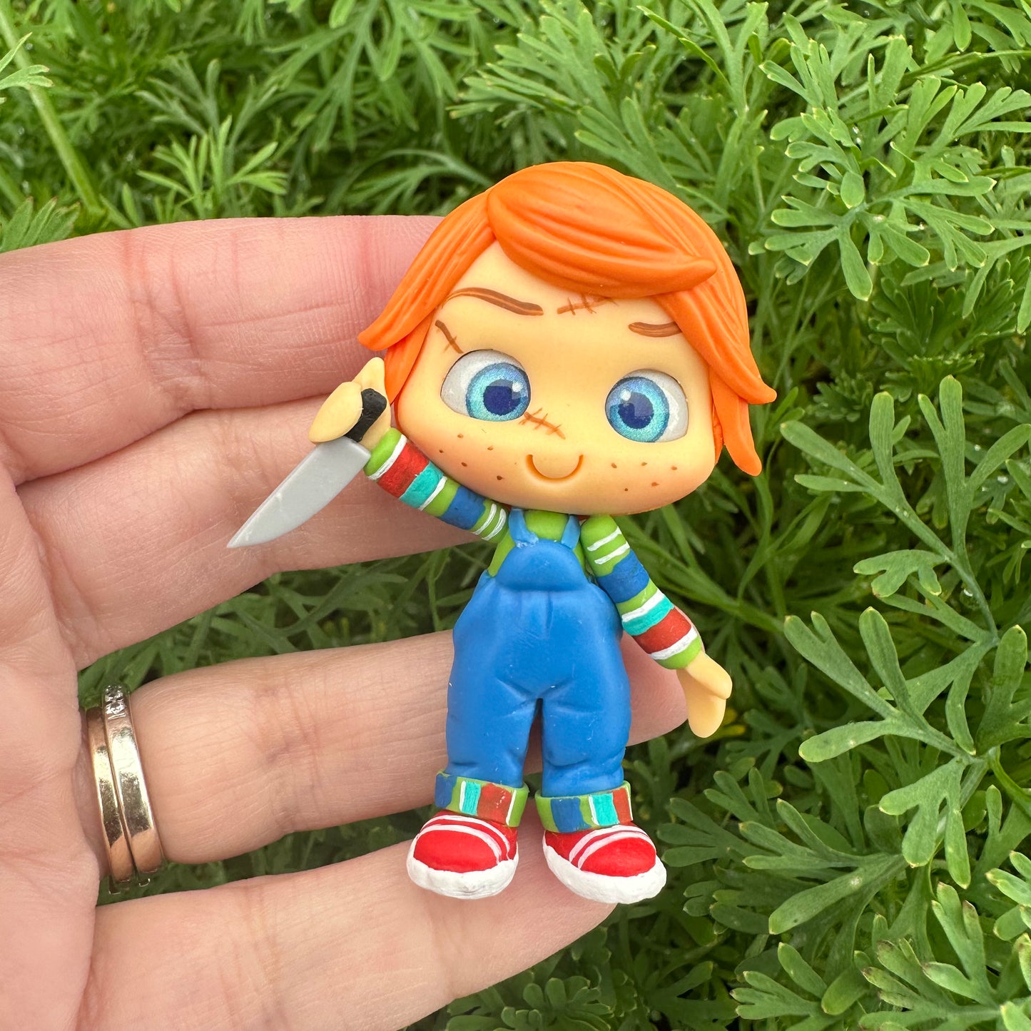 Custom Halloween Clay Bow