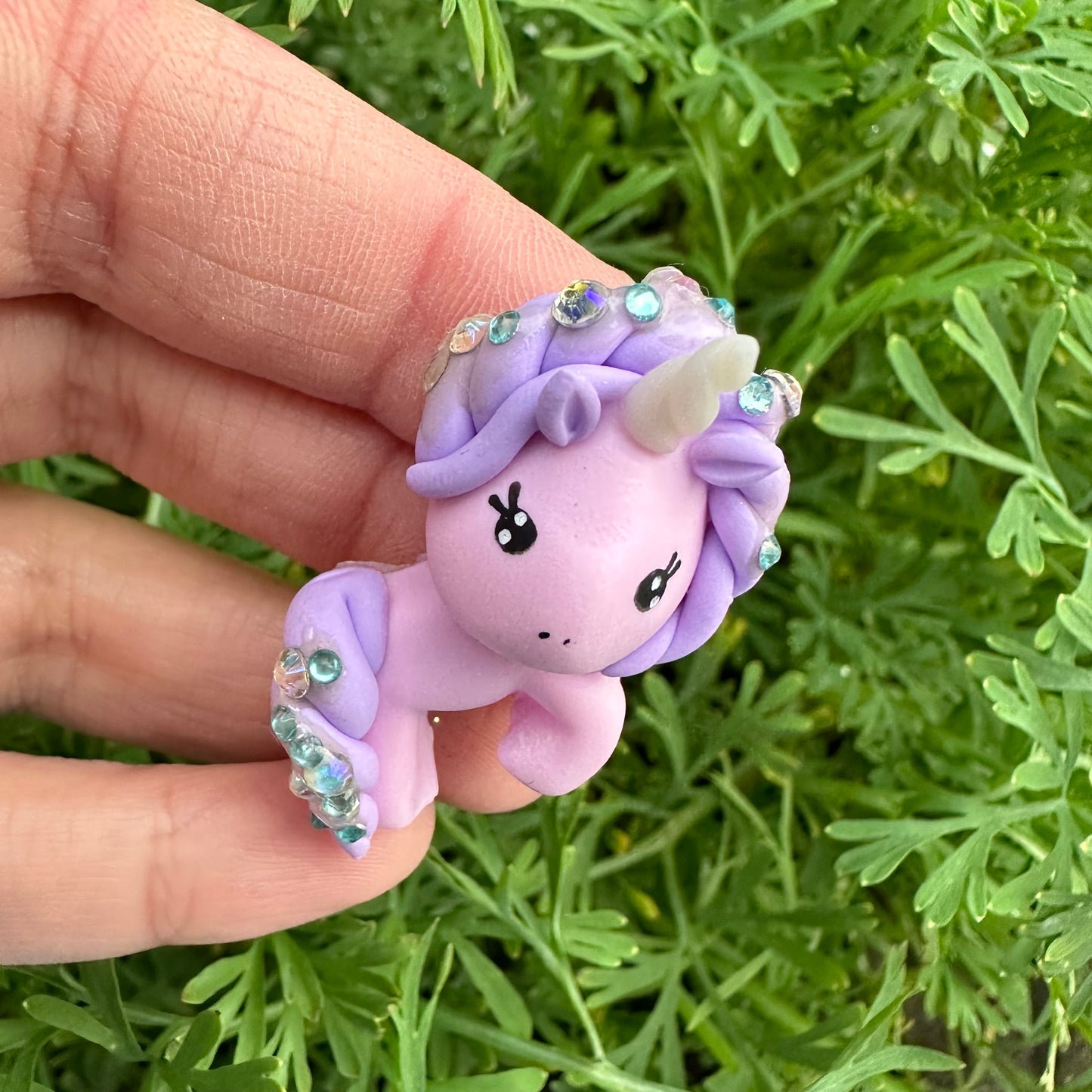Custom Unicorn Clay Bow