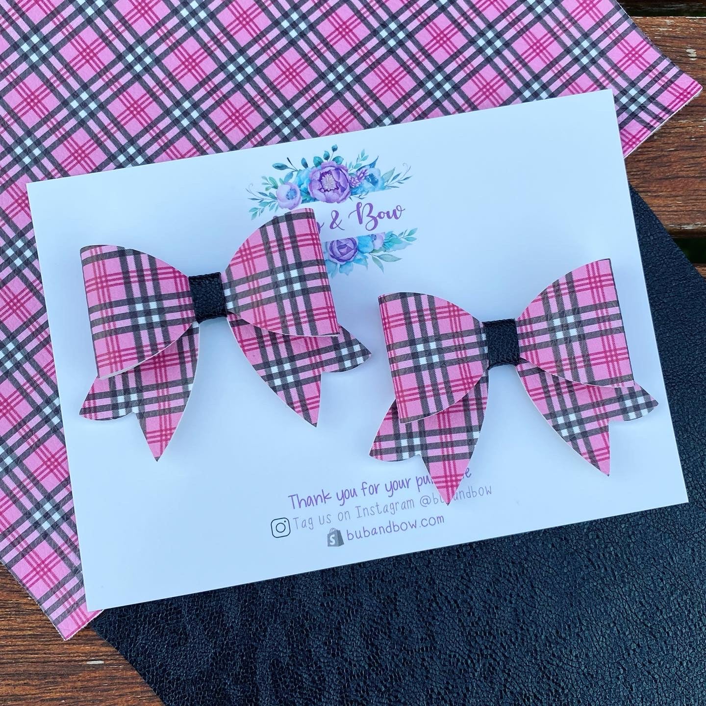 Pink Checkered Franchi Piggys