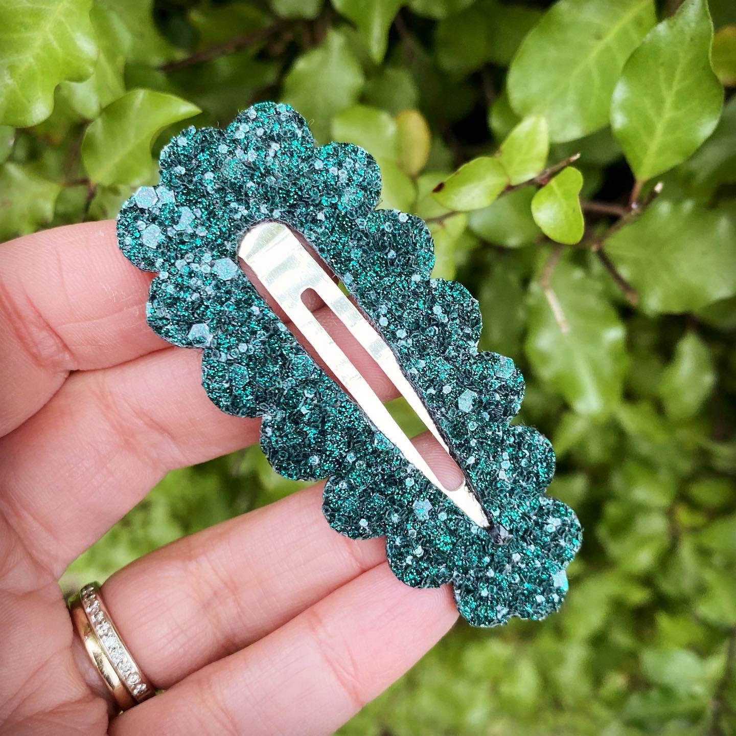 Juniper Diamond Dust Large Snap Clip