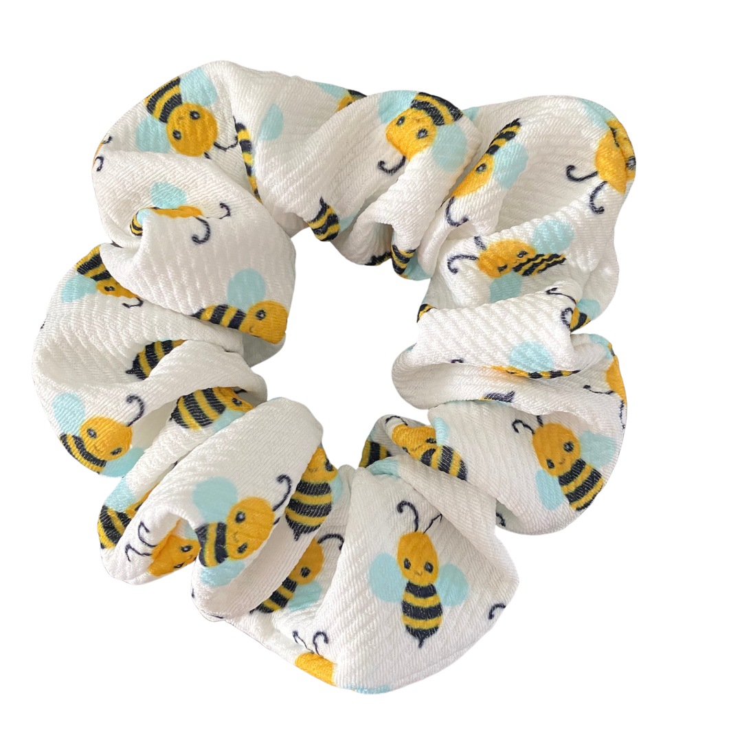 Bee Happy Liverpool Scrunchie