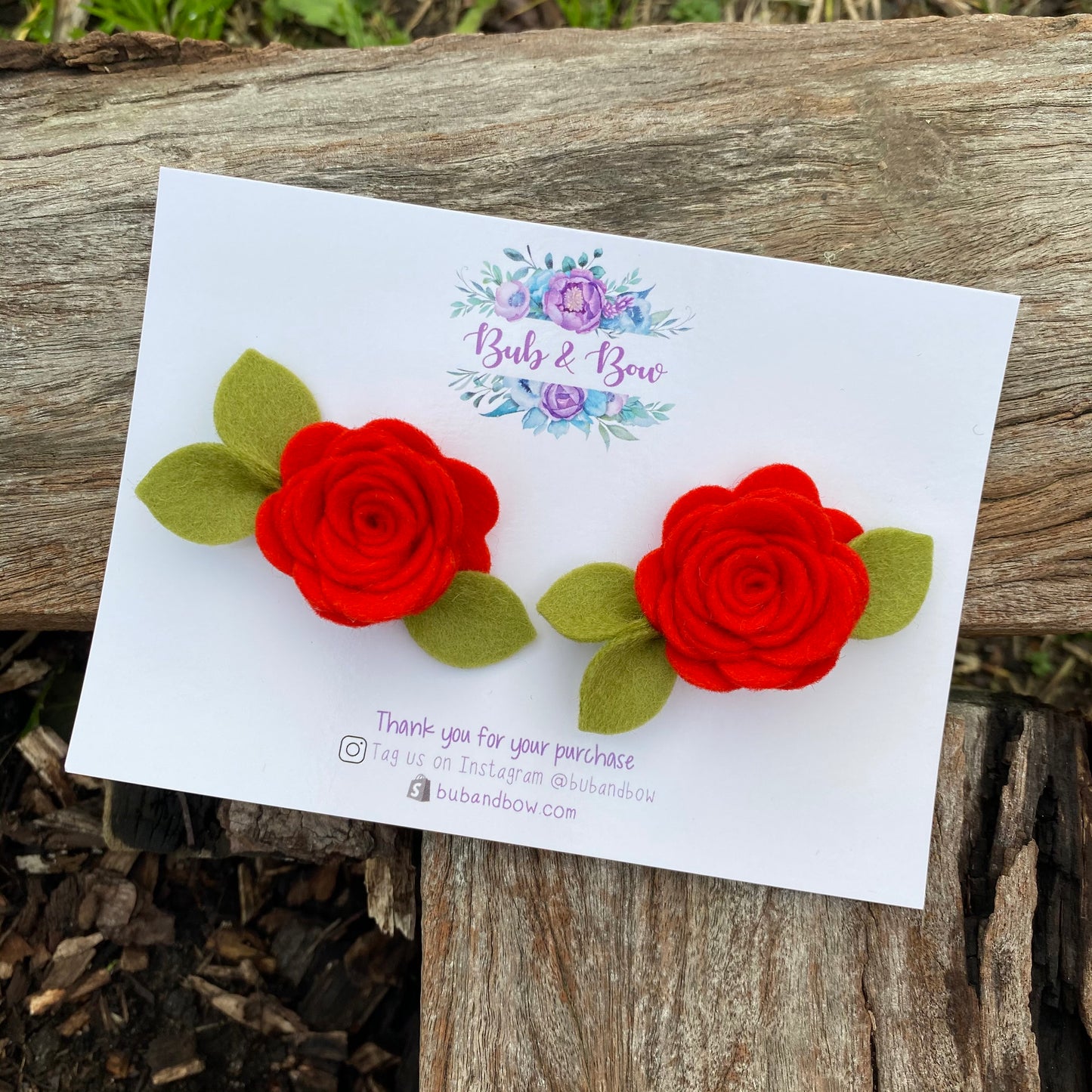 Mini Felt Bloom Piggys (Fire)