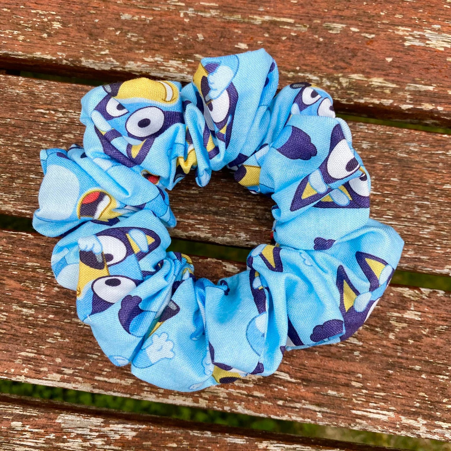 Blue Dog Scrunchie