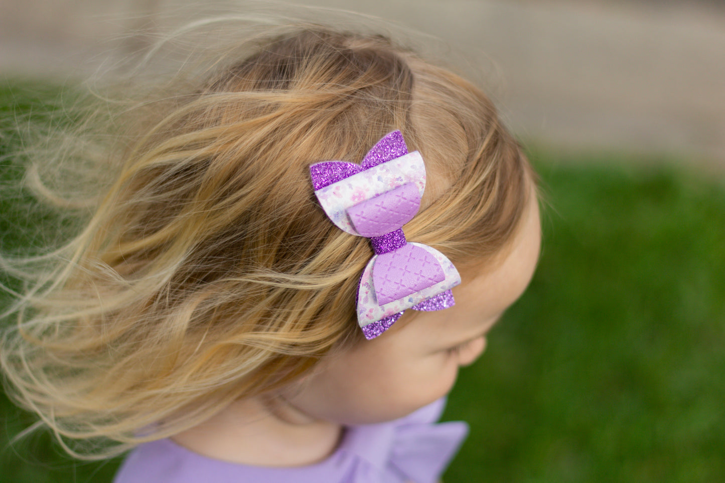 Purple Imogen Bow