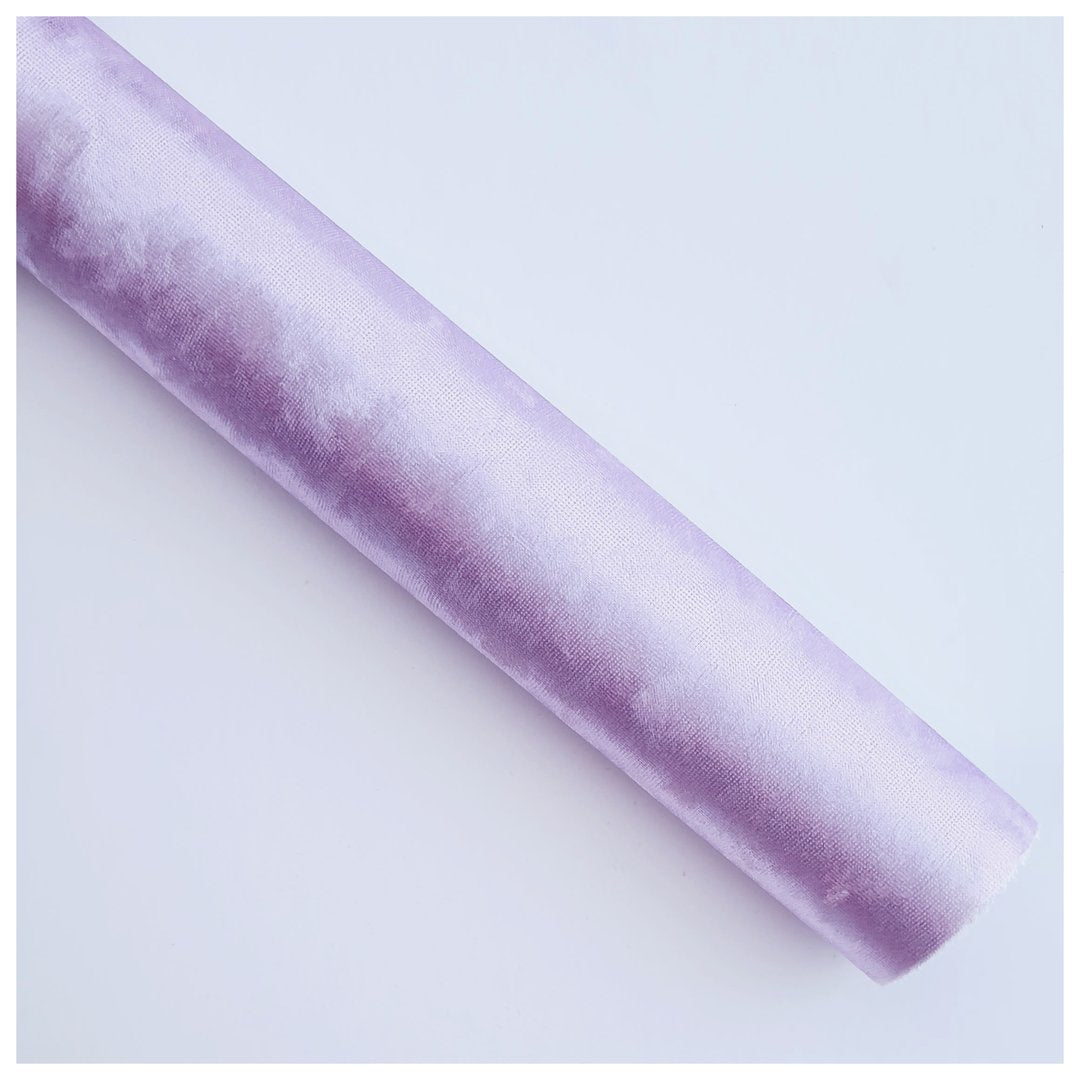 Lilac Crushed Velvet Sailor Bow