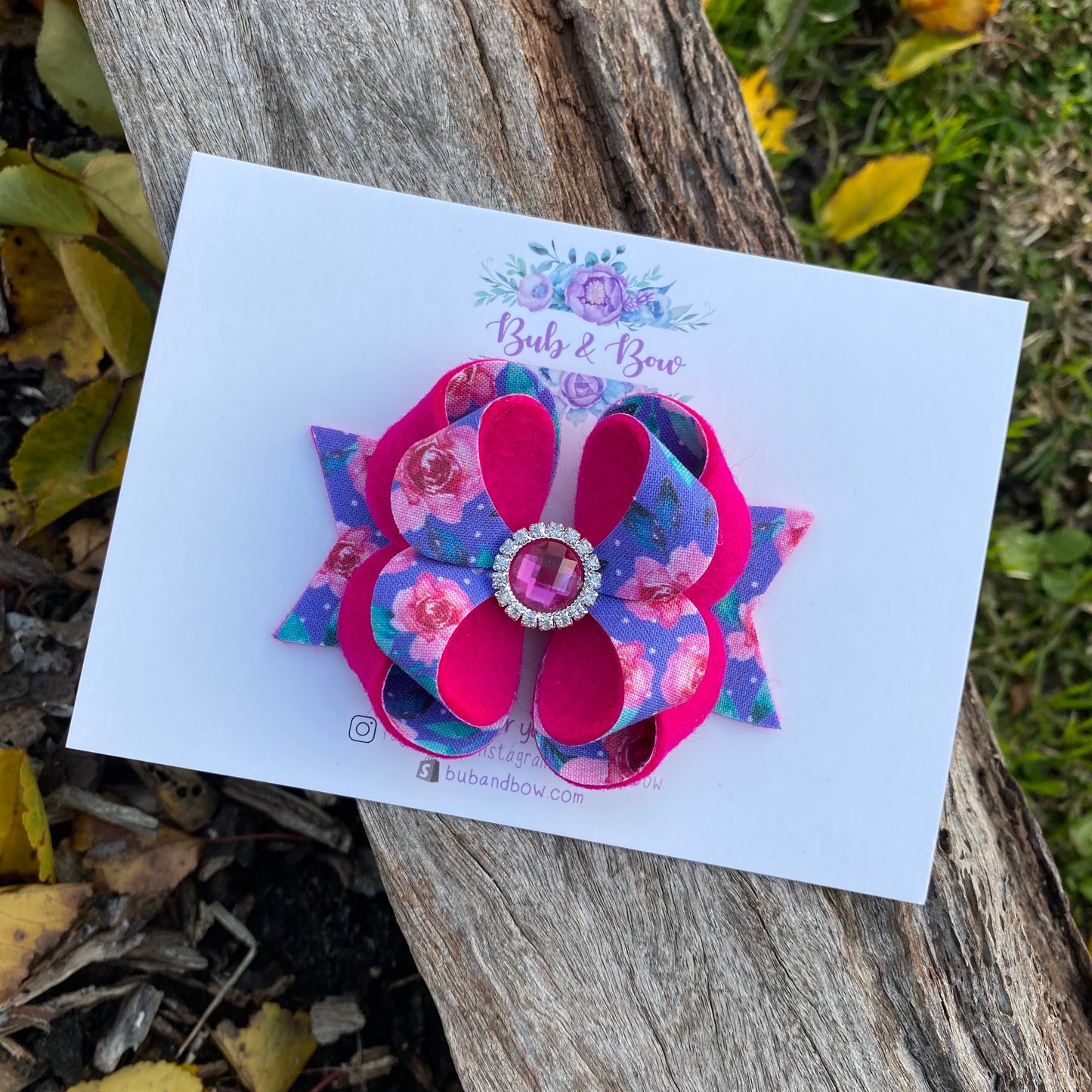 Fabric Felt Deluxe Posey Bow