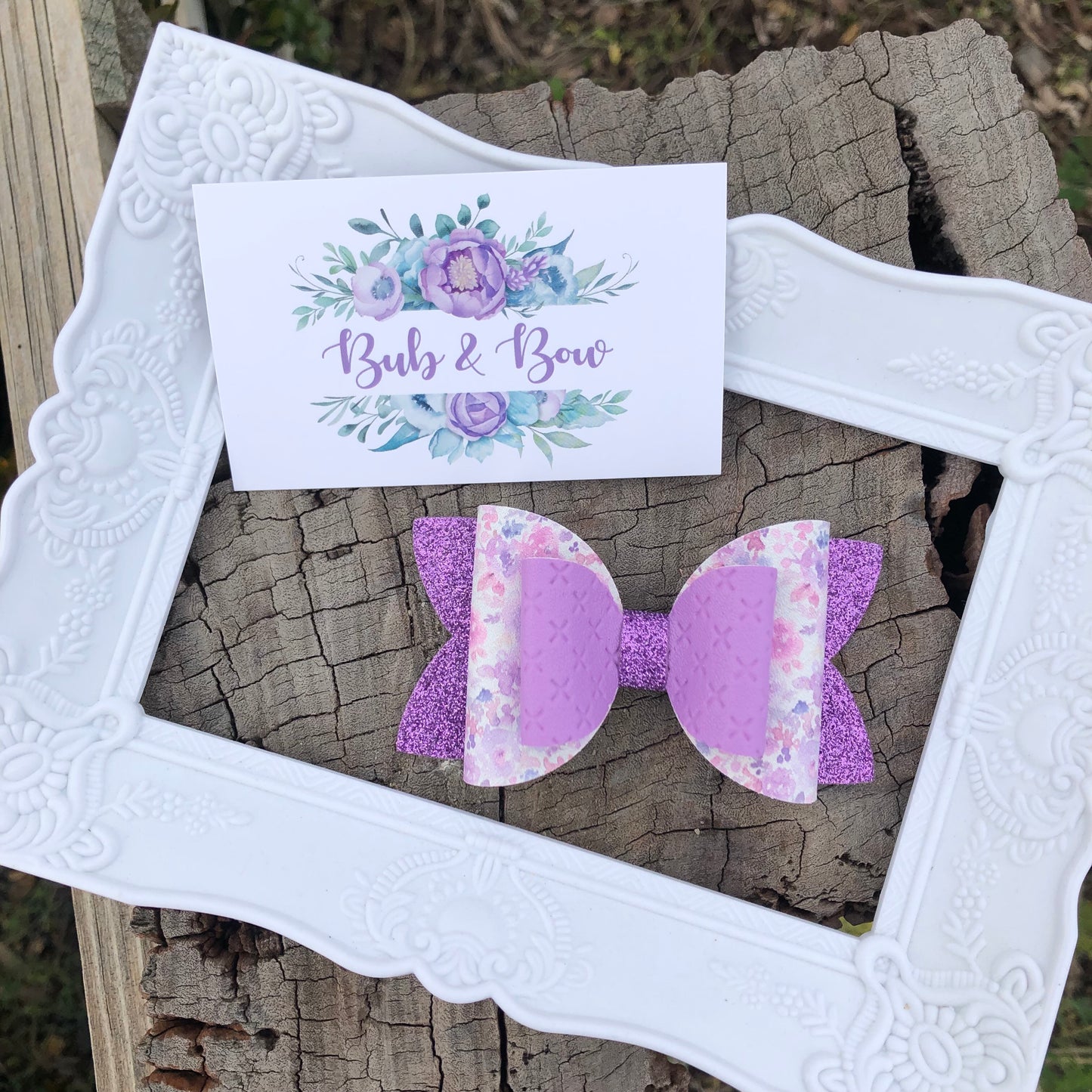 Purple Imogen Bow