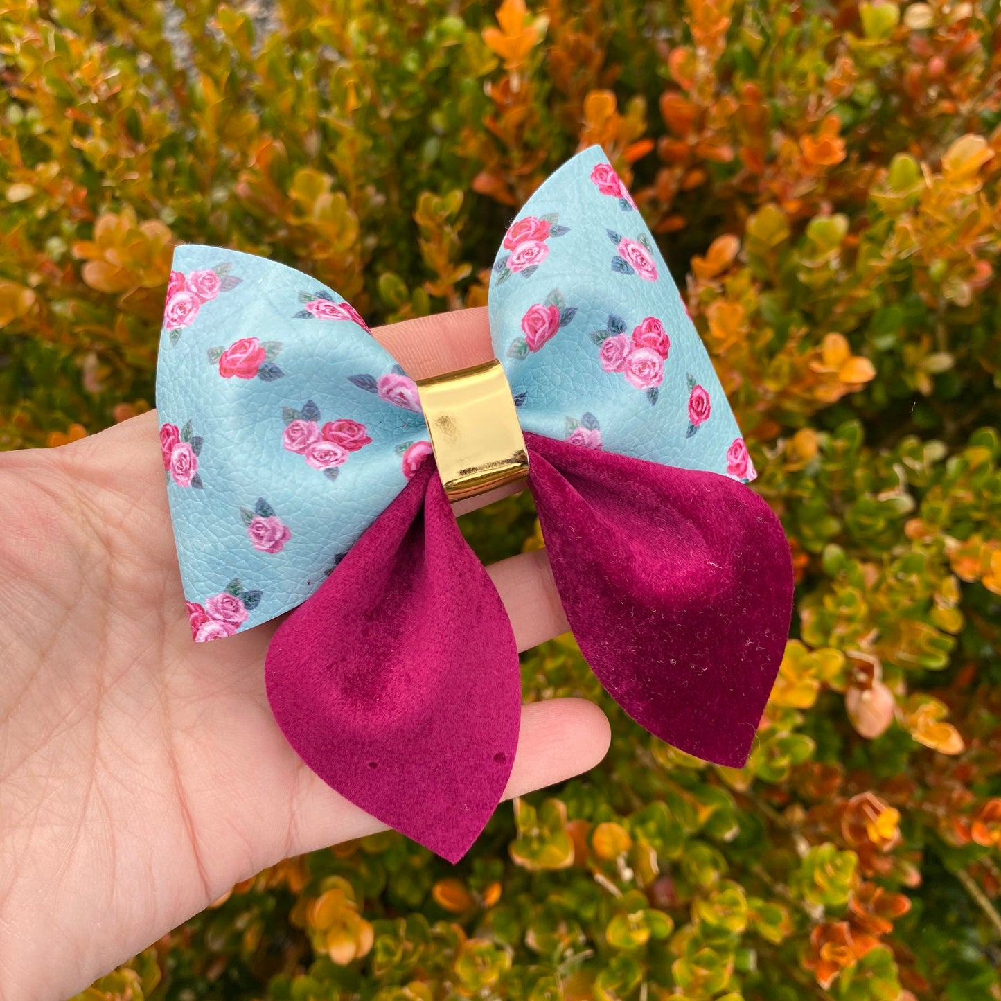 Mint Denim Floral Sailor