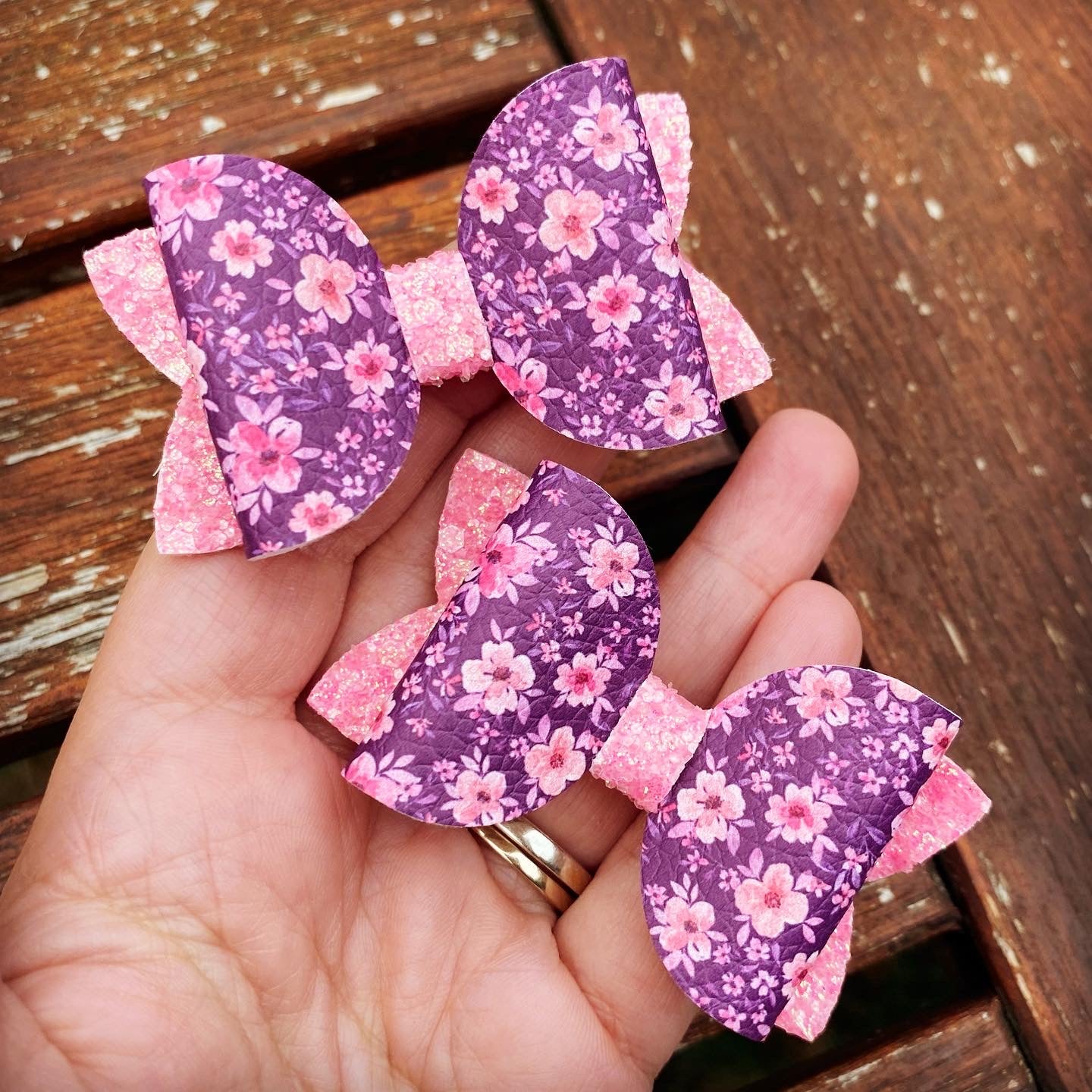 Jemima Floral Mini Beauty Piggy Clips