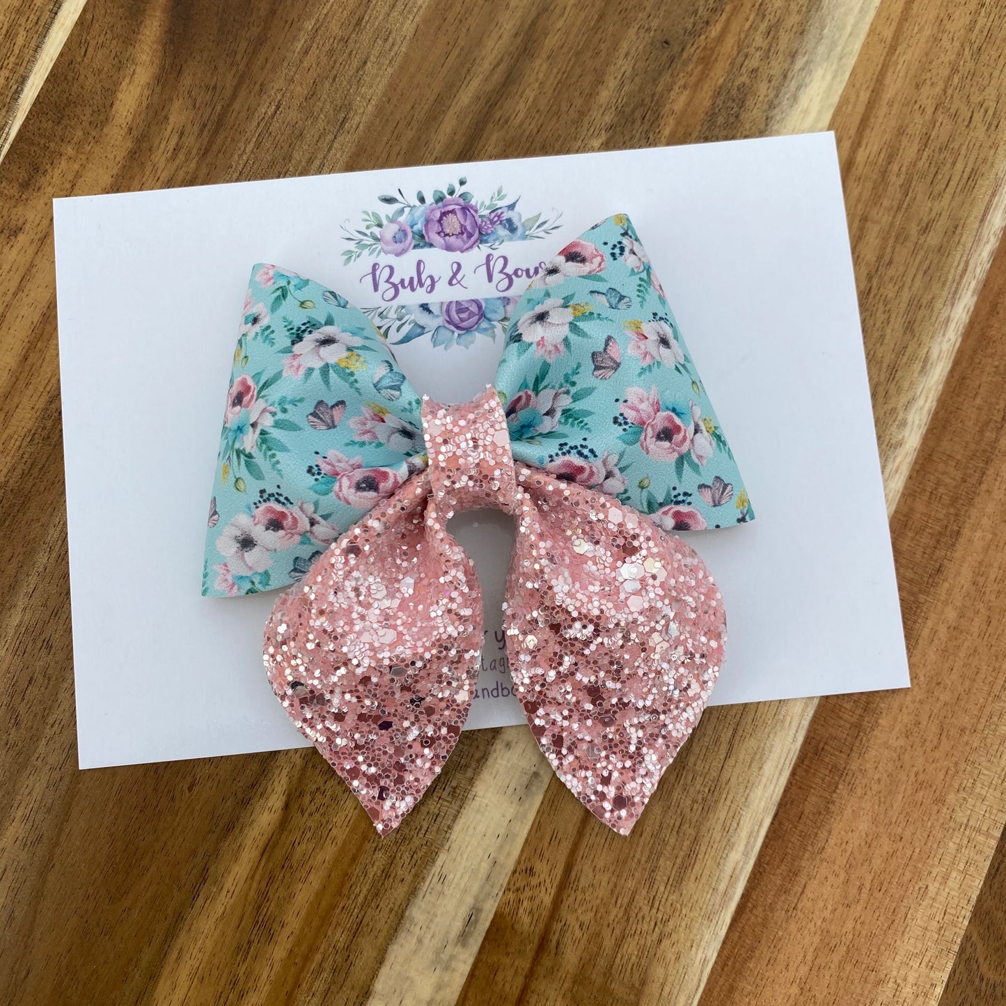 Floral Sailor bow