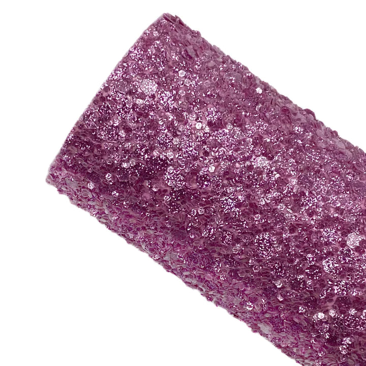 Mauve Diamond Dust Large Snap Clip