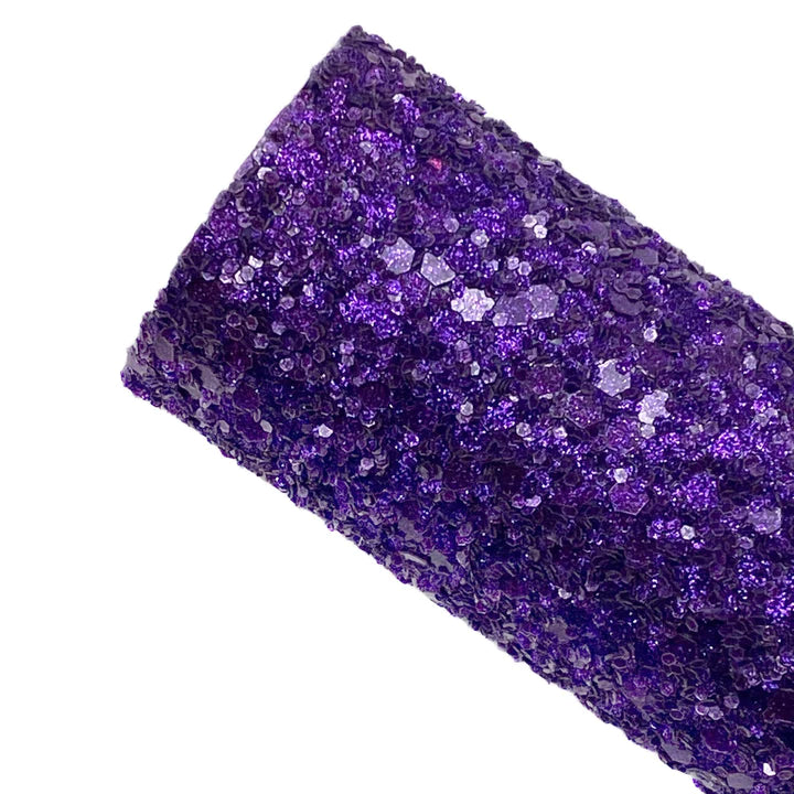 Purple Diamond Dust Large Snap Clip