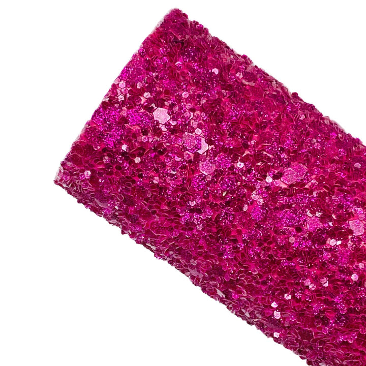 Raspberry Diamond Dust Large Snap Clip