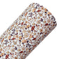 Autumn Floral Shimmer Suede