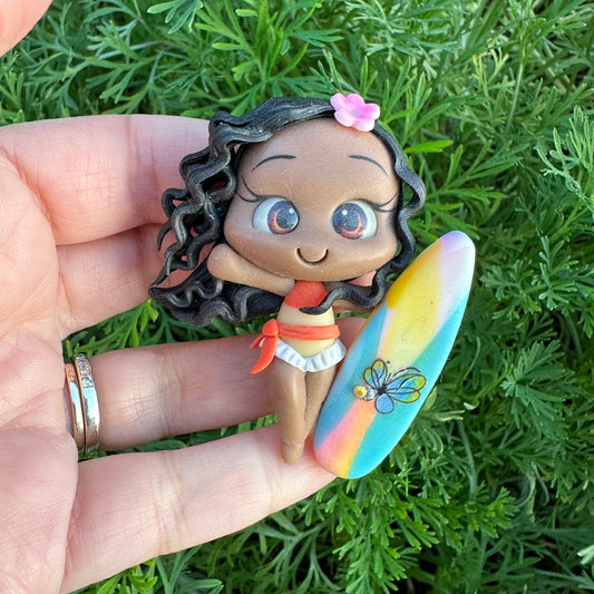 Custom Princess Clay Bow