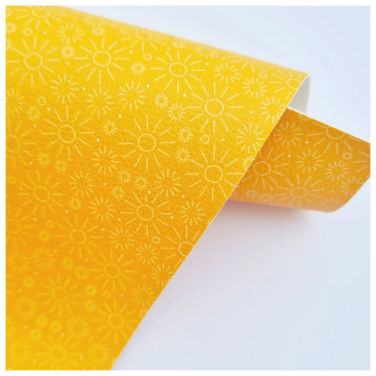 Golden Suns Litchi Leather