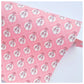 Pink Cameo Bunnies Litchi Leather