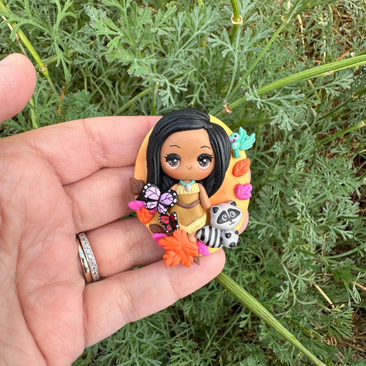 Custom Princess Clay Bow