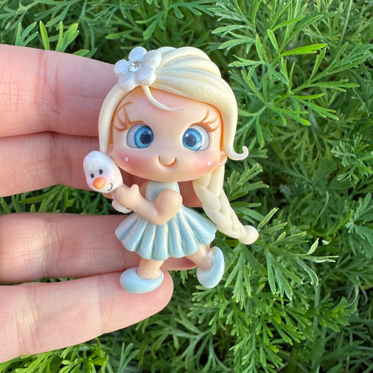 Custom Princess Clay Bow
