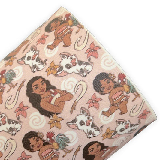 Island Princess Printed Faux Leather