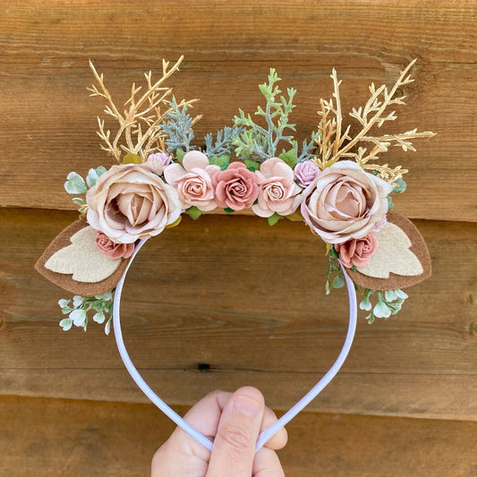 OOAK Mulberry Fawn Headband