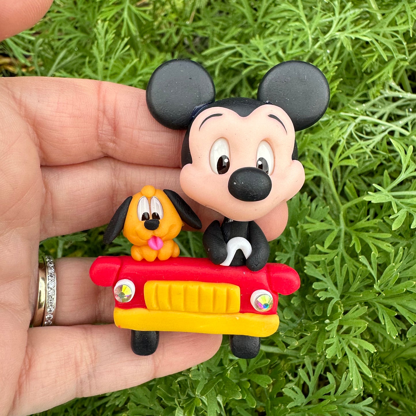 Custom Character Mouse Clay Bow