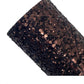 Baby Dolly Bows// Chocolate Classic Glitter