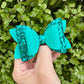 Teal Sparkle Imogen Bow